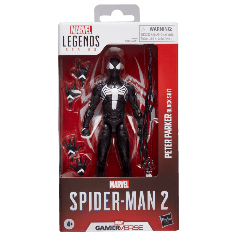 PREVENTA--Hasbro-Marvel-Legends-Series-Spiderman-2-Peter-Parker-Black-Suit--G0834