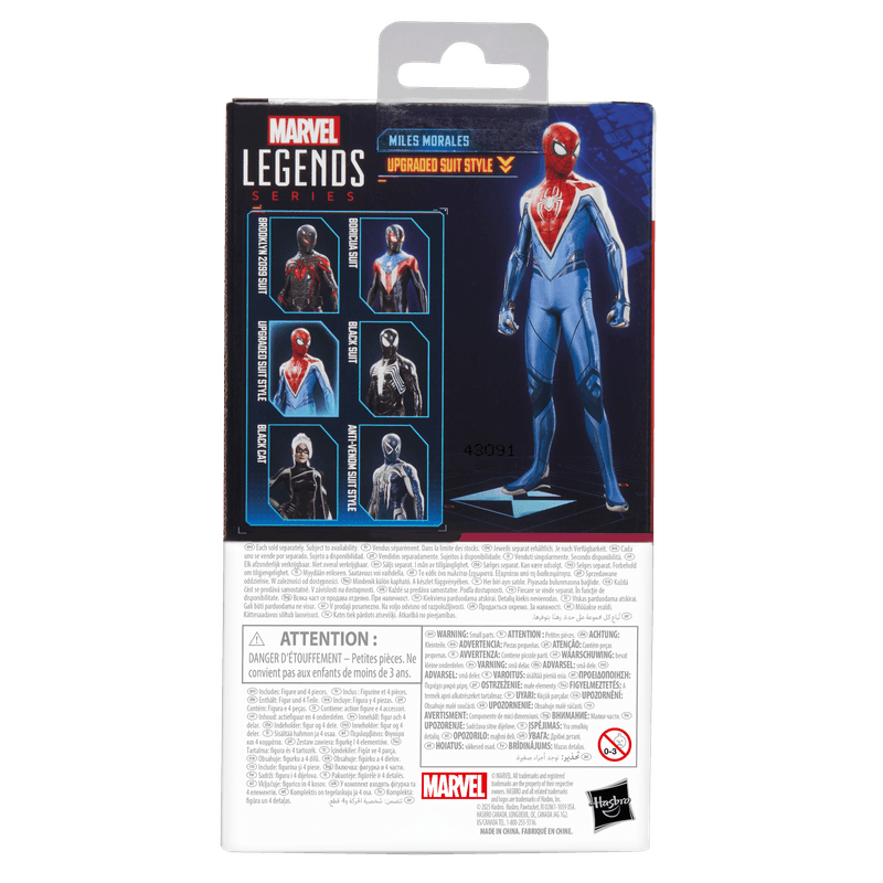 PREVENTA--Hasbro-Marvel-Legends-Series-Spiderman-2-Miles-Morales-Upgraded-suit-style-G0835