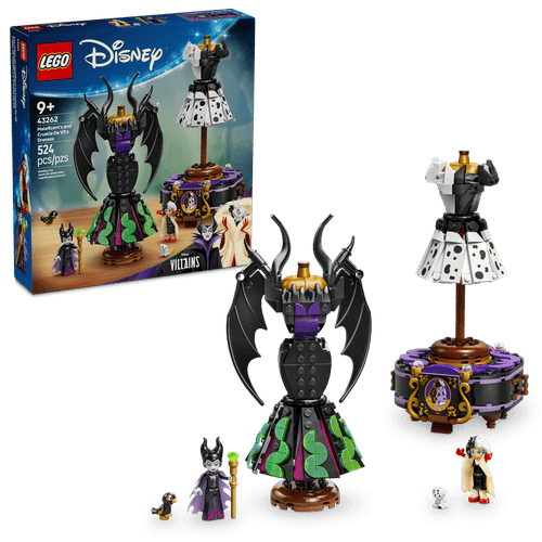 LEGO Disney Classic Trajes de Maléfica y Cruella De Vil 43262