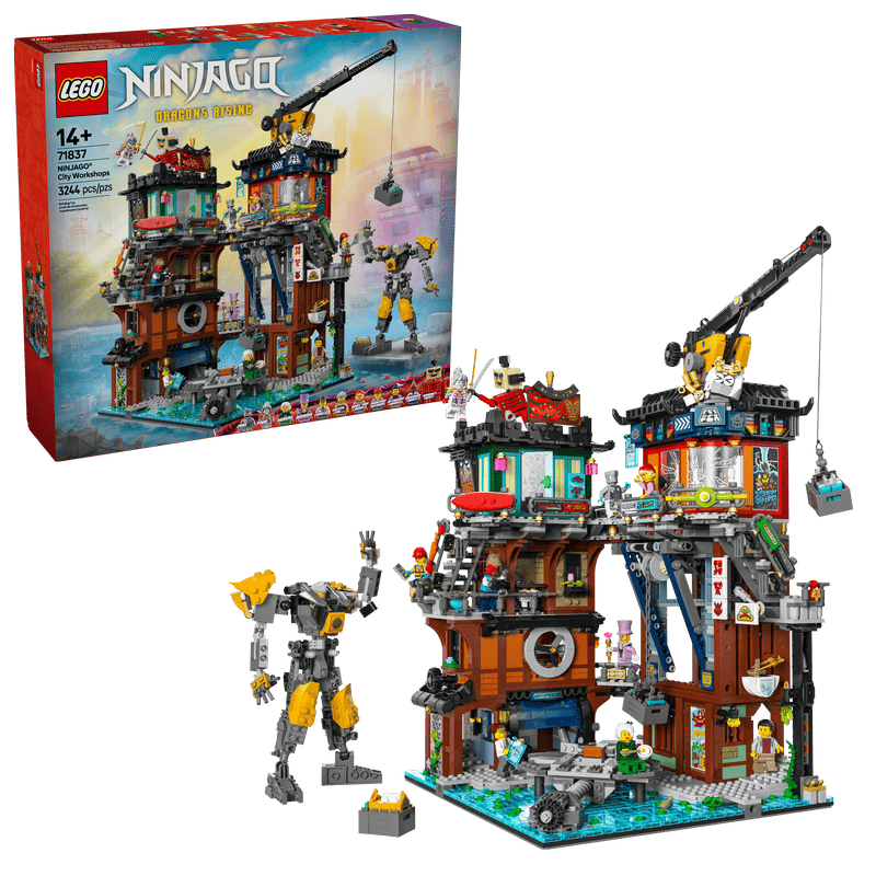 LEGO Ninjago Talleres de la Ciudad de NINJAGO® 71837 Tienda