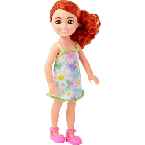 Barbie Club Chelsea  Muñeca de playa, Con Vestido de Flores
