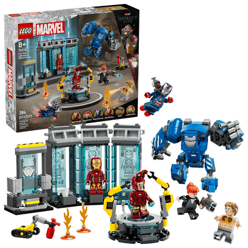 LEGO Super Heroes Laboratorio de Iron Man: Salón de Armaduras 76315