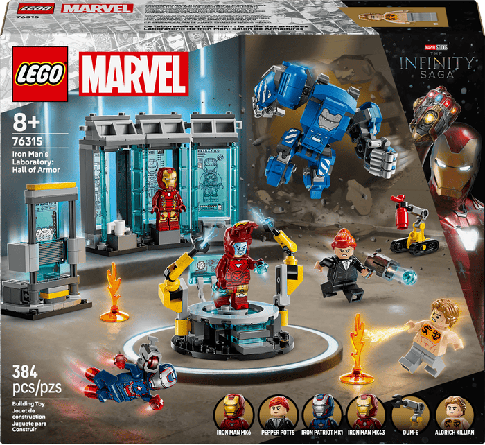 LEGO Super Heroes Laboratorio de Iron Man: Salón de Armaduras