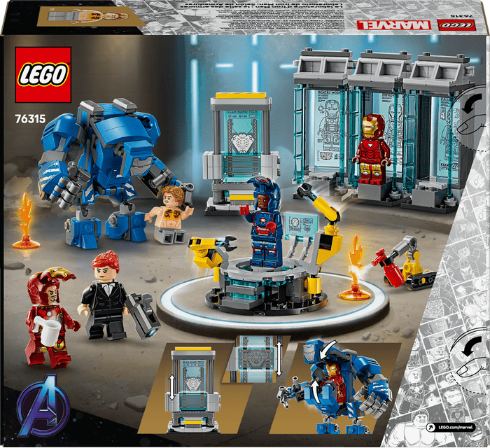LEGO Super Heroes Laboratorio de Iron Man: Salón de Armaduras