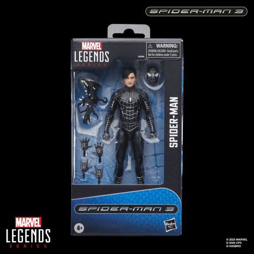 PREVENTA Hasbro Marvel Legends Spider-Man 3 Black Suit G0589