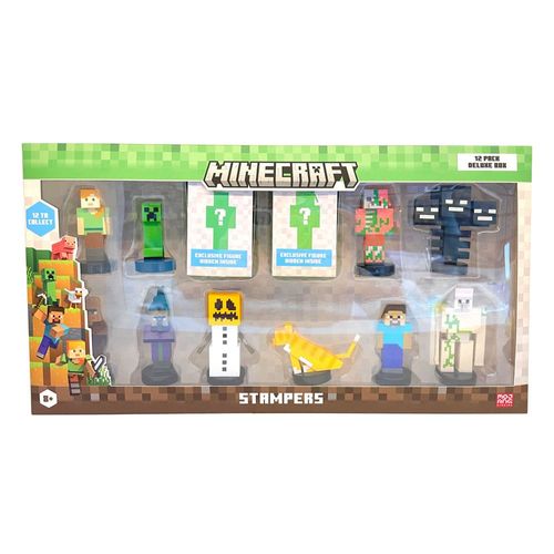 Famosa Minecraft Stampers 12 pack deluxe box MNC14000