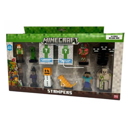 Famosa Minecraft Stampers 12 pack deluxe box MNC14000