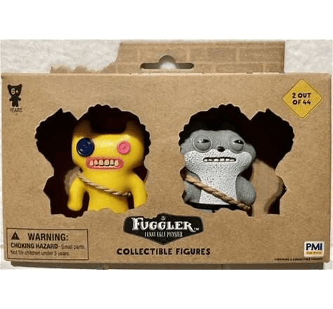 Fuggler Collectible  2 pack Monster Yellow  & Squirrel Grey FUG01000