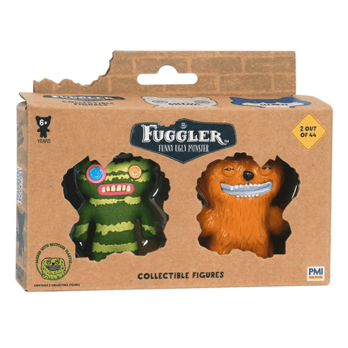 Fuggler Collectible  2 pack Monster Green&  Mcgoo Orange FUG01000