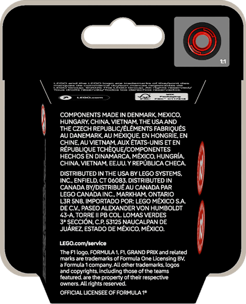 LEGO Coche Sorpresa de F1® Coleccionable 71049