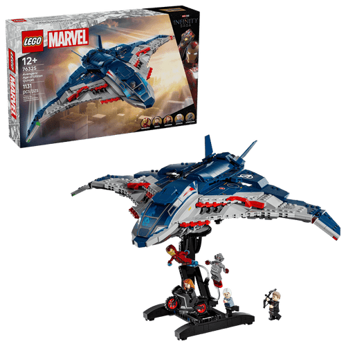 LEGO Super Heroes Marvel Quinjet de Avengers: Era de Ultrón 76325