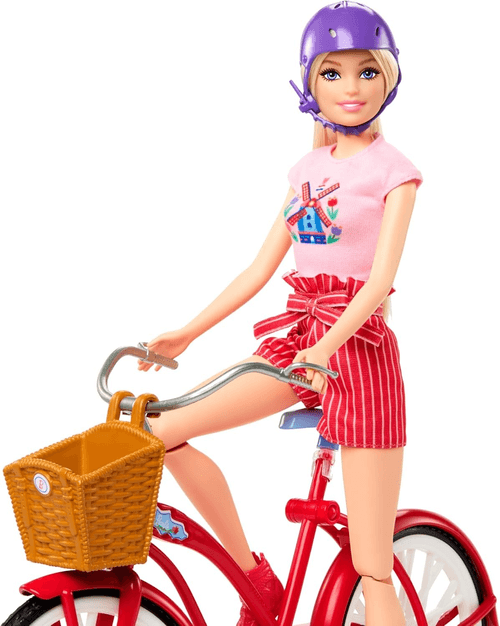 Barbie Set Bicicleta con Perrito