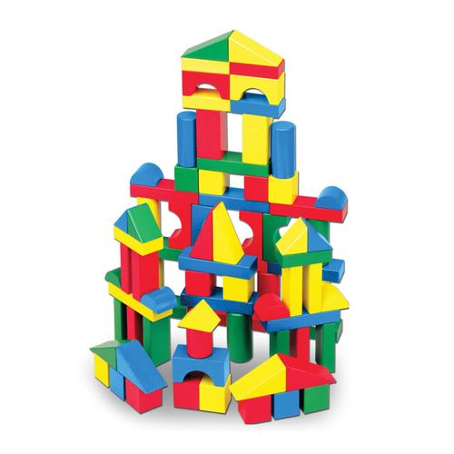 Melissa & Doug Bloques De Madera 100 Pcs 6073056