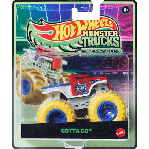 Hot Wheels Monster Trucks Sorpresa Glow in the Dark 1:64 JFX08