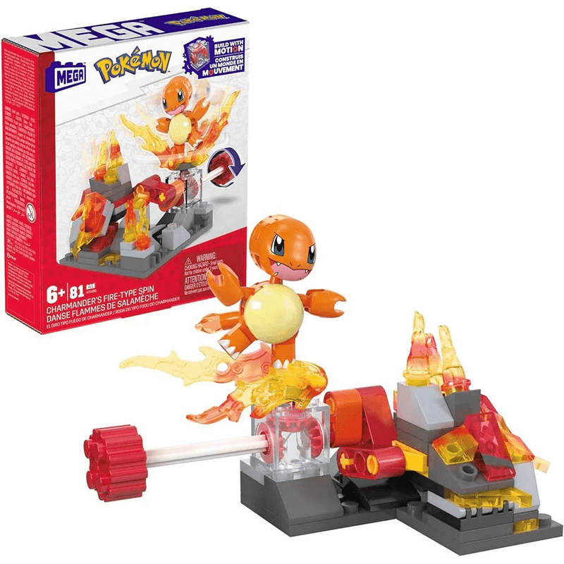 MEGA-Pokemon-Juguete-El-giro-tipo-fuego-de-Charmander-HDL75