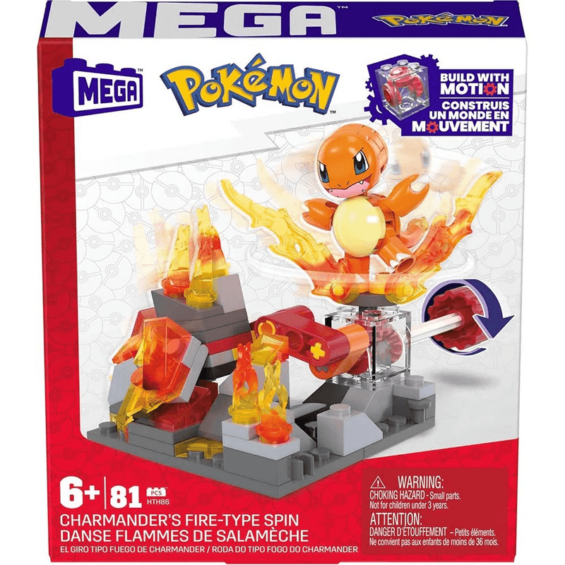 MEGA-Pokemon-Juguete-El-giro-tipo-fuego-de-Charmander-HDL75