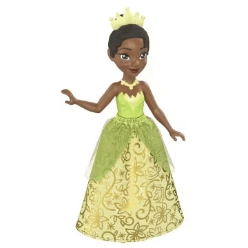 Disney Princesa Muñeca Mini Tiana 9cm para niñas HPL55