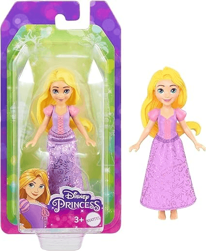 Disney Princesa Muñeca Mini Rapunzel 9cm para niñas HPL55