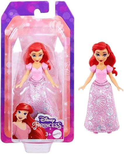 Disney Princesa Muñeca Mini Ariel 9cm para niñas HPL55