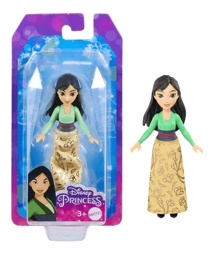Disney Princesa Muñeca Mini Mulán 9cm para niñas HPL55