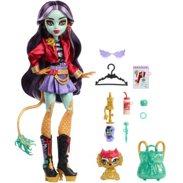 Monster High Muñeca Jinafire para niñas HPD53