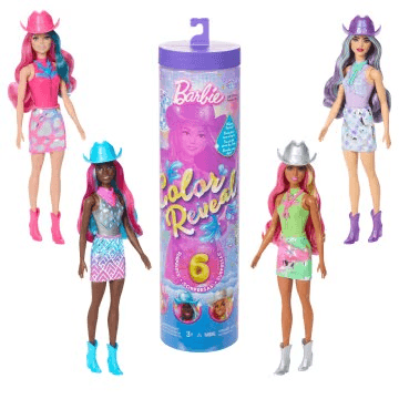 Barbie Color Reveal Muñeca Moda Disco Sorpresa JCV73