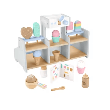 Fisher-Price Juguete Set Mi Primera Heladería de Madera HXV21