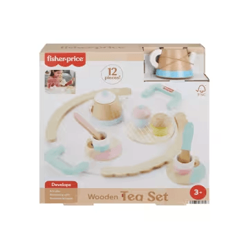 Fisher-Price Juguete para Bebés Juego de Té de Madera  HXT82
