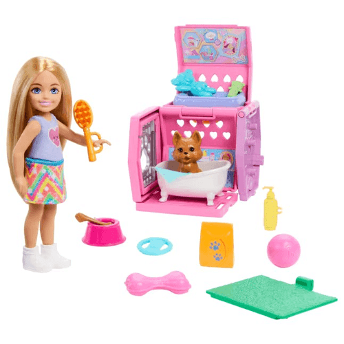 Barbie Set de Juego Chelsea Fiesta de Perritos JDF89