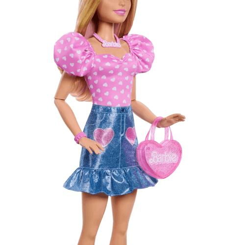 Barbie Large Dolls Muñeca 71cm Falda de Mezclilla Sorpresa HYT84