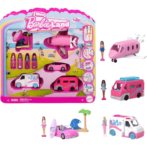 Barbie Mini BarbieLand Paquete de Vehículos para Muñecas JGL30