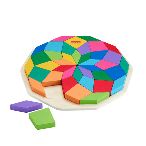 Fisher-Price Rompecabezas Geométrico Mandala de Madera  HXT94