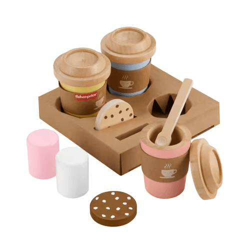Fisher-Price Juguete Set Mi Primer Capuchino de Madera  HXT85