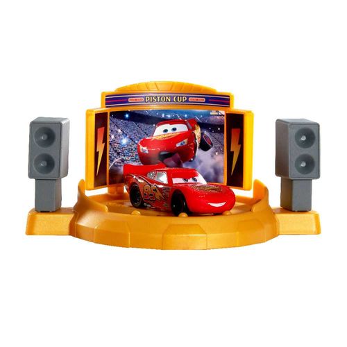 Cars de Disney y Pixar Pista de Juguete Lanza y Gana JDJ02