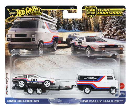 Hot Wheels Collector Auto Transportador DeLorean DMC12 FLF56