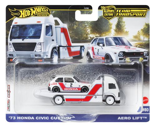 Hot Wheels Collector Transportador 73 Honda Civic Custom FLF56