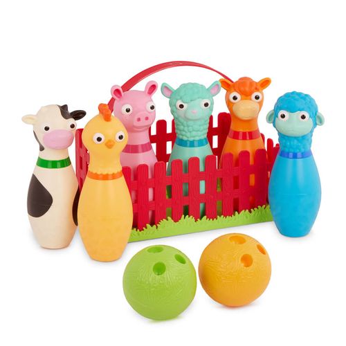 Battat Juego de Boliche Animales Granja BT1802C2Z