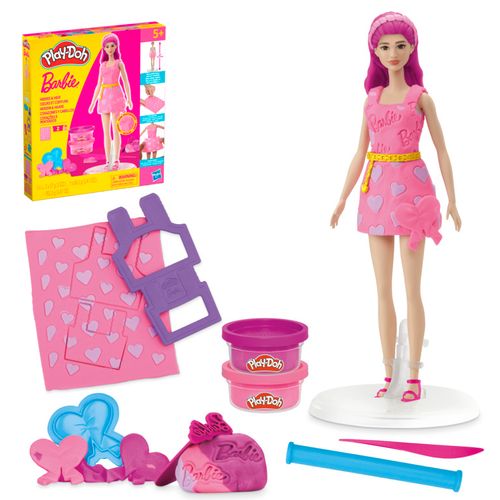 Play-Doh Barbie Set Corazones Y Cabellos
