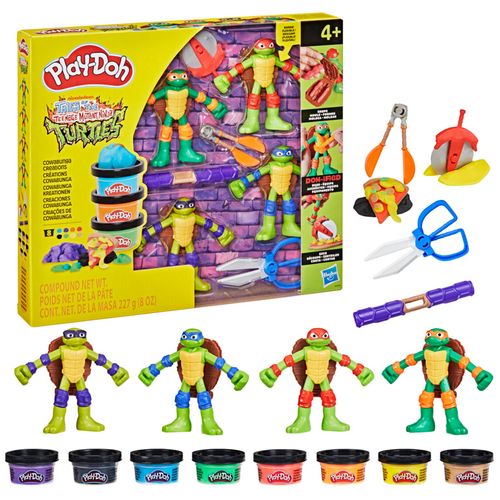 Tortugas Ninja Creaciones Cowabunga De Play-Doh