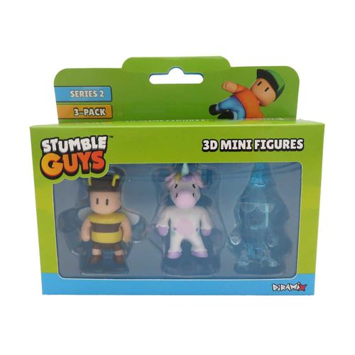 Famosa Stumble Guys 3 pack wave 2 Stumblebee, Sprinkles, Diamond Banana