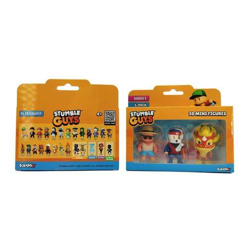 Famosa Stumble Guys 3 pack wave 3 Tanner, Oni & Nian Beast