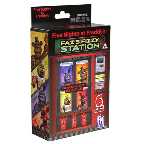 Five Nights At Freddys 6 Pack Playset Infantil Grab And Go Bundle