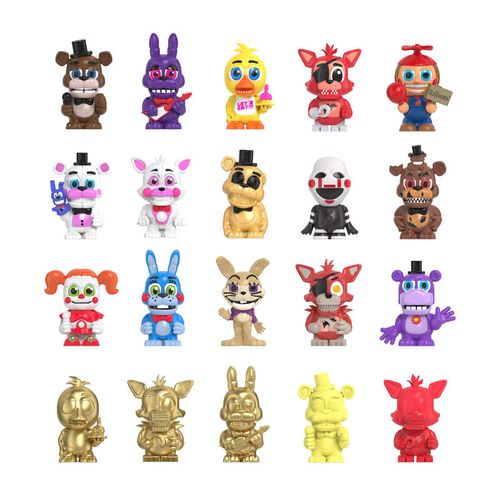 Five Nights At Freddys 6 Pack Playset Infantil Grab And Go Bundle