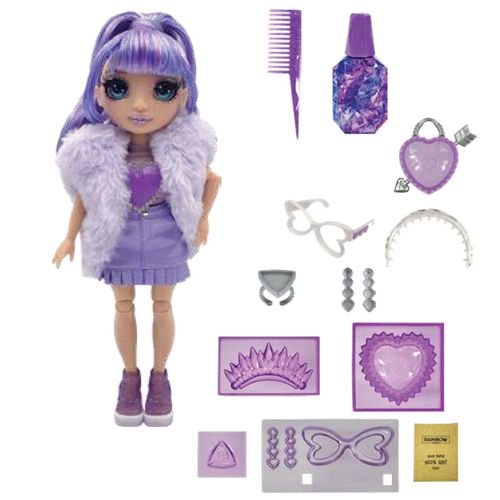 Muñeca Rainbow High Crystal Fashion Doll Violet