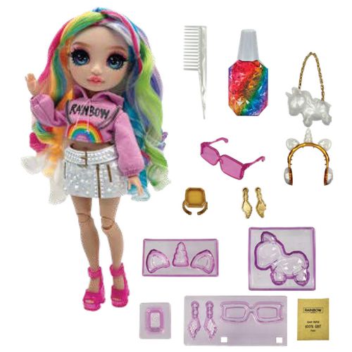 Muñeca Rainbow High Crystal Fashion Doll Amaya