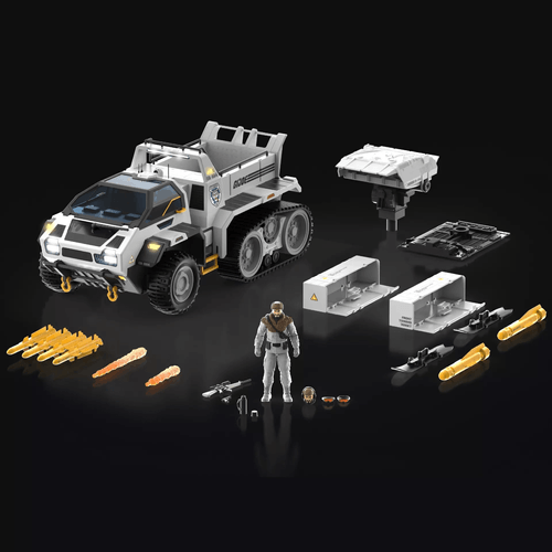 PREVENTA HAS LAB Vehículo G.I. Joe Classified Series Snow C.A.T. (Combat All-Terrain) con figura de acción Farley "Frostbite" Seward