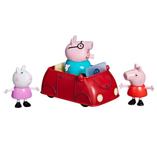 En el auto con Peppa