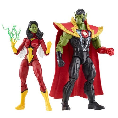 Marvel Legends Series Avengers Skrull Queen & Super-Skrull