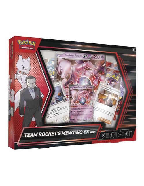 Pokémon TCG: Team Rocket's Caja Mewtwo ex