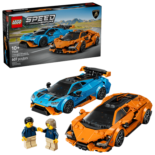 LEGO Speed Champions Lamborghini Revuelto y Huracán STO 77238